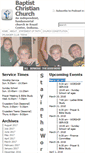 Mobile Screenshot of baptistchristian.org