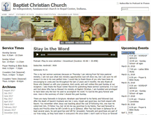 Tablet Screenshot of baptistchristian.org